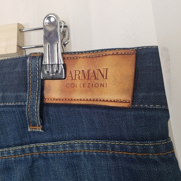 Armani Collezioni Simin T Spa button fly jeans 100% cotton size 36 - Picture 8 of 10